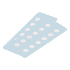 錠剤の薬のイラスト