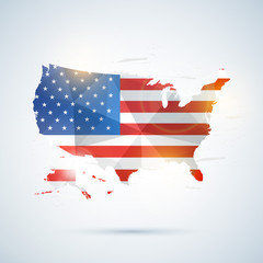 4th of July, American Independence Day Background.