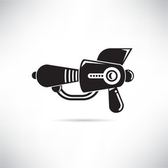 futuristic gun icon