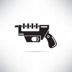 futuristic gun icon