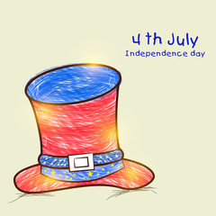 4th of July, American Independence Day Background.