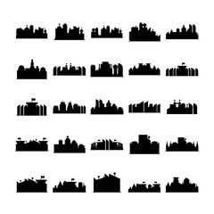 city skyline silhouette vector illustration