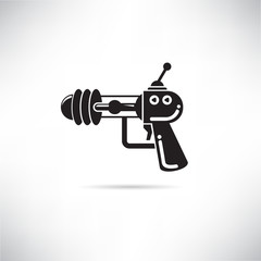 futuristic gun icon