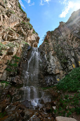 Obraz premium waterfall butakovsky, nature, mountains
