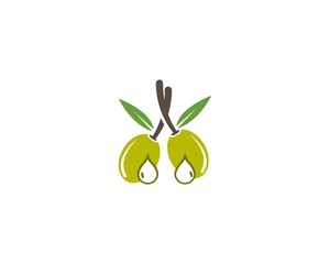 Olive oil icon vector illustation design template