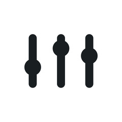 equalizer vector icon