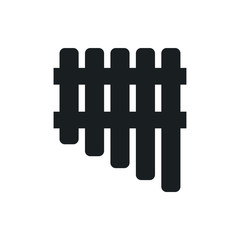 pan flute vector icon