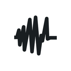 sound graph vector icon