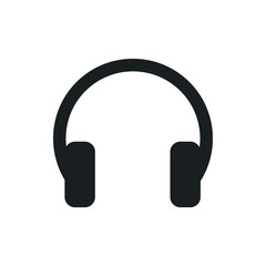 Fototapeta na wymiar headphones vector icon