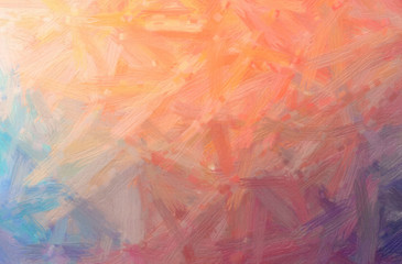 Fototapeta premium Abstract illustration of orange Bristle Brush Oil Paint background