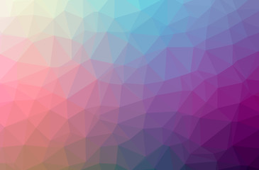 Obraz premium Illustration of abstract Purple horizontal low poly background. Beautiful polygon design pattern.