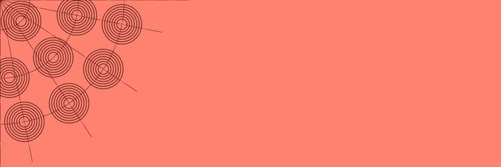 background image in coral color