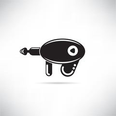 Fototapeta premium futuristic gun icon