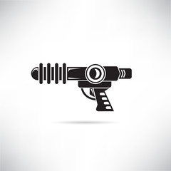 futuristic gun icon