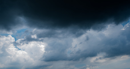  dark storm clouds with background,Dark clouds before a thunder-storm.