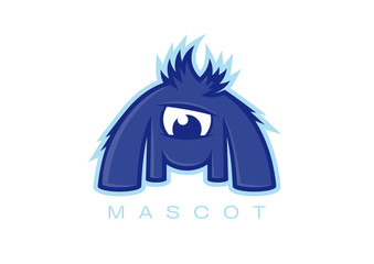 Colorful logo mascot creature