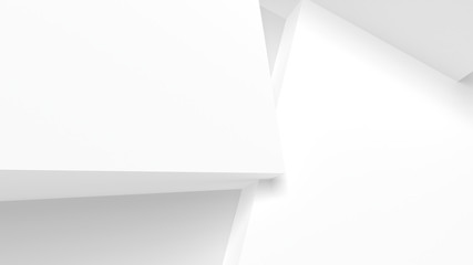 Abstract background with white cubes