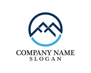 Mountain Logo Business Template Vector