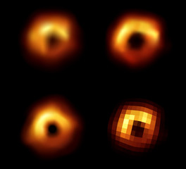 vector set. black hole in infinite space.