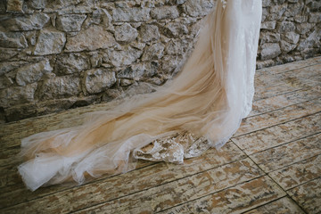 wedding dress detail