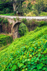 Puente del Molino de Abajo, aka water Mill Bridge. The oldest bridge on Gran Canaria island, Spain.