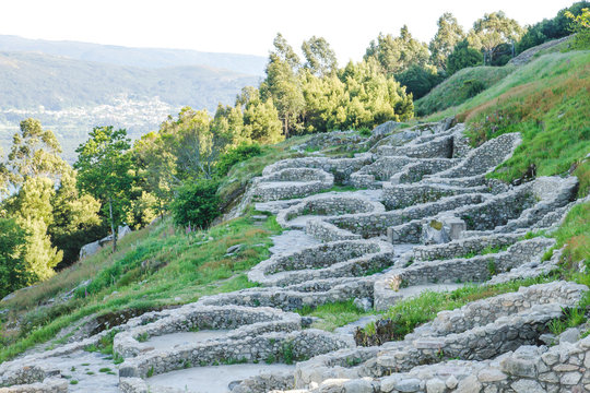 Castro de Santa Trega in Galicia, Spain