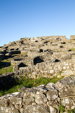 Castro de Santa Trega Ruins, Galicia, Spain