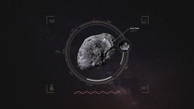 Asteroid rotation. 