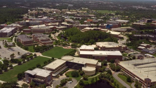Aerial video Memory Mall University of Central FL