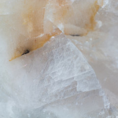 Texture of natural untreated white calcite macro