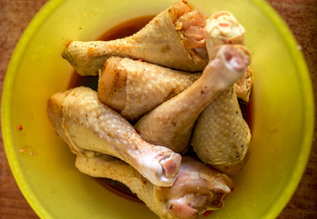 marinated chicken legs for grilling