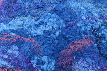 art color felt background texture, wool handmade textile