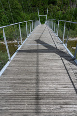 Hängebrücke im Maggiatal, Tessin, Schweiz