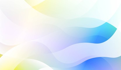 Geometric wave shape with Smooth Abstract Colorful Gradient Backgrounds. For Brochure, Banner, Wallpaper, Mobile Screen. Vector Illustration.