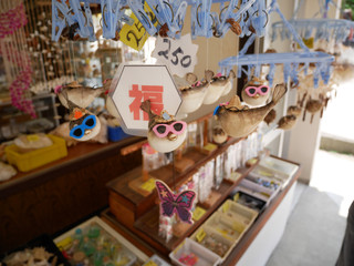 Souvenir in seaside town