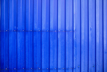 texture background metal blue old wall with rust