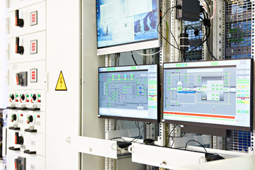 Screens monitoring of technological processes
