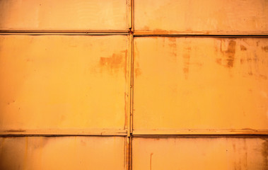 texture background metal orange old wall with rust