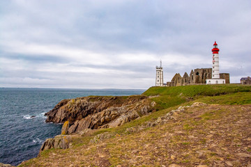 Fototapeta na wymiar Saint Mathieu Lighthouse