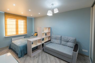 Modern living room in apartment