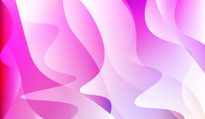 Vibrant And Smooth Gradient Soft Colors Wave Geometric Shape. For Cover Page, Poster, Banner Of Websites. Vector Illustration.