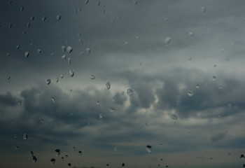 rain clouds background
