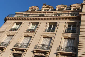 building in paris (france) 