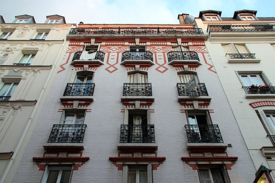 building in paris (france) 