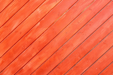 Red wooden planks with natural patterns as background