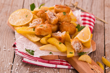 Fish and chips.
