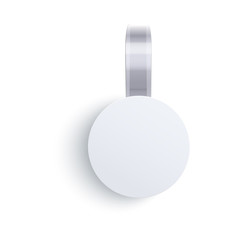 Round wobbler sign blank template for advertising or sale promotion