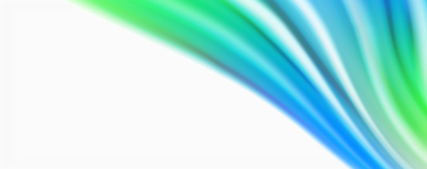 Glossy colorful liquid waves abstract background,, modern techno lines