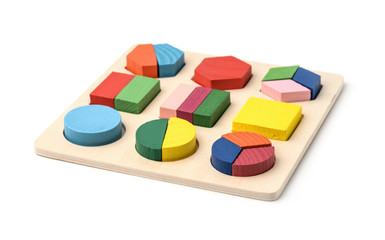 Wooden shape sorter