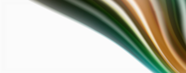 Color flowing waves, liquid conceptual abstract background